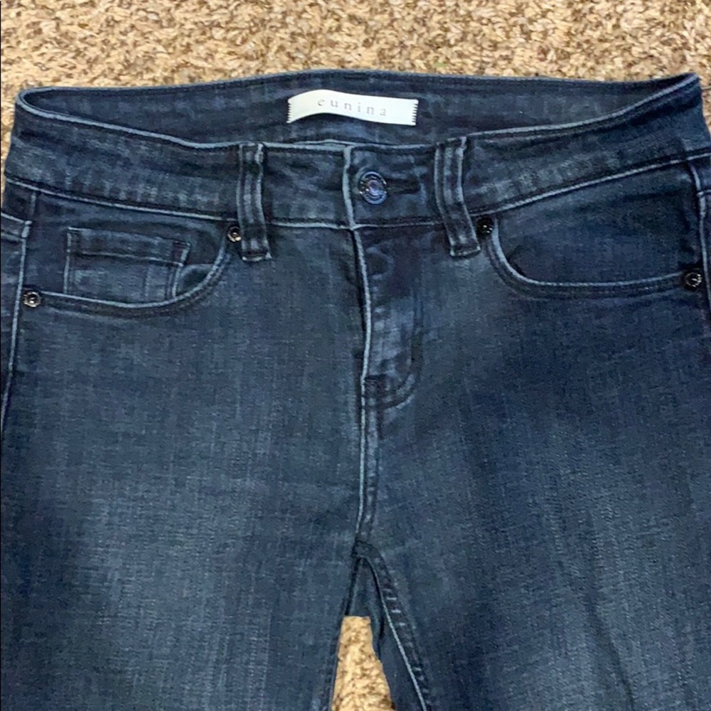 Mid Rise Skinny Ankle Jeans (Eunina)